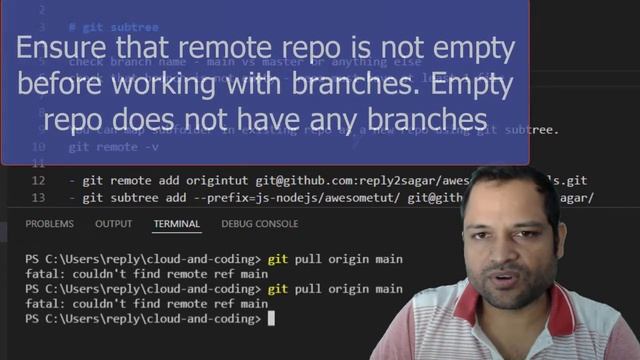 fatal couldn't find remote ref master main - Error in git - git subtree - pull or fetch error смотреть онлайн