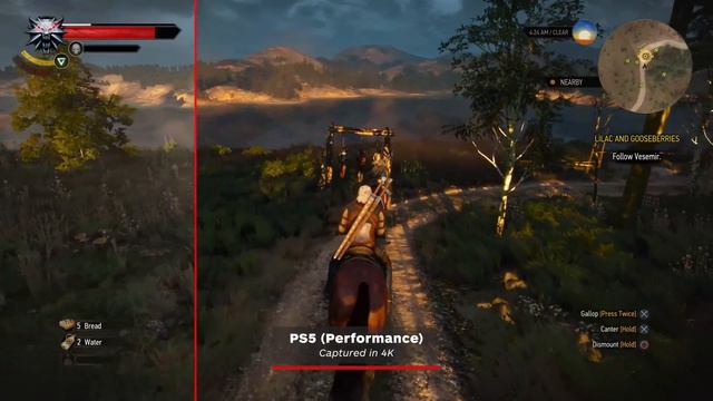 The Witcher 3 Complete Edition Graphics Comparison: PS4 Pro Vs. PS5