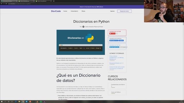 CURSO PYTHON (2020): Variables (Int, Float, String, Diccionarios, Listas y Tuplas) ?? #02 смотреть онлайн