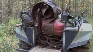 Поиск мелаллолома на старых делянках.