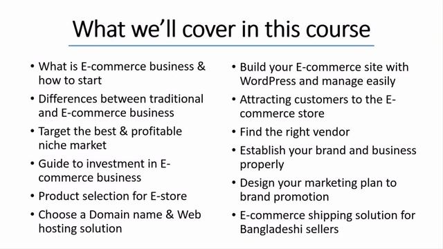 What is E-commerce Business & How to Start in Bangla Tutorial. P-01 смотреть онлайн