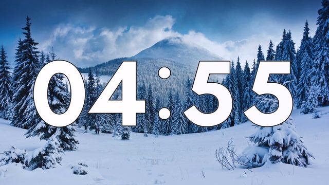 10 Minute Countdown Timer ⏱ - ❄️ WINTER FOREST - Winter Theme - No music смотреть онлайн