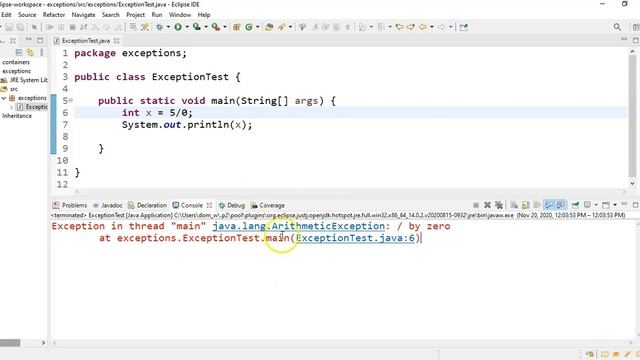 Exception Handling Part 1 смотреть онлайн