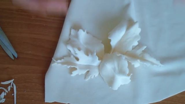 Цветок из велюра без аппретирования своими руками. Flower velour смотреть онлайн
