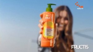 Реклама шампуня Garnier Fructis (НЛО TV, июнь 2019)