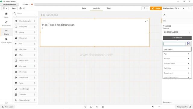 Qlik Sense Mod and Fmod function to return the remainder of an integer division | Abhishek Agarrwal смотреть онлайн