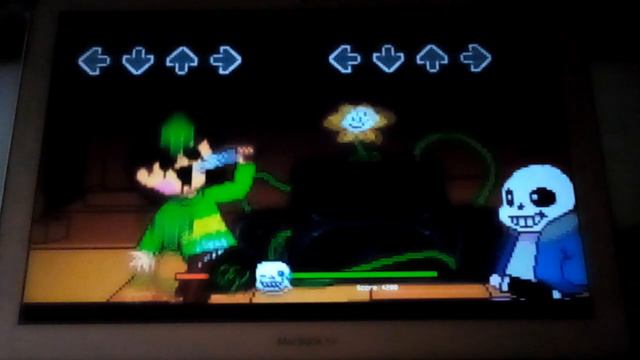 sans vs Chara Friday night funkin' Undertale mod смотреть онлайн