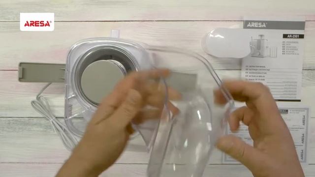 Распаковка соковыжималки / Unpacking of juicer ARESA AR-2501 смотреть онлайн
