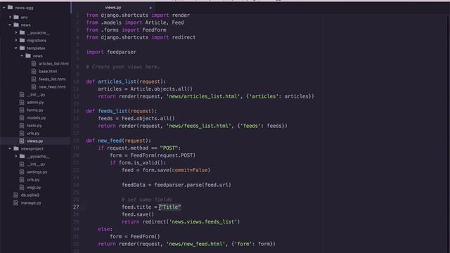 Build a News Aggregator With Django: Introduction смотреть онлайн