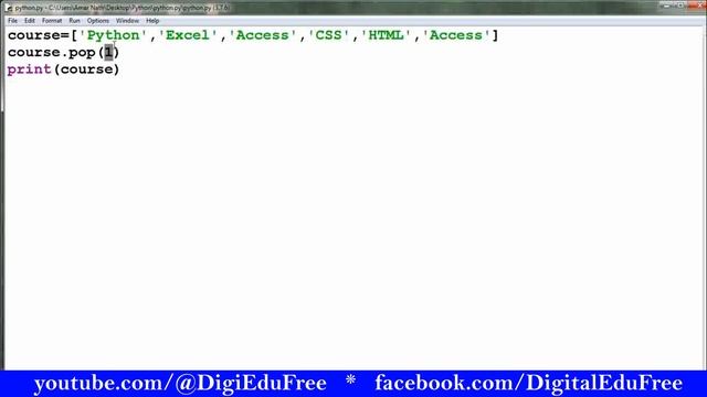 Python List Data Type #Part3 | Remove & Update Data in List смотреть онлайн
