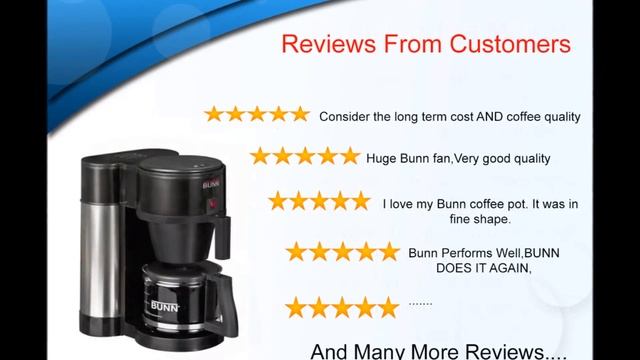 Bunn Coffee Maker - BUNN NHBB Velocity Brew 10 Cup Home Coffee Maker Review смотреть онлайн