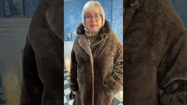 Новинка! Шуба из мутона смотреть онлайн