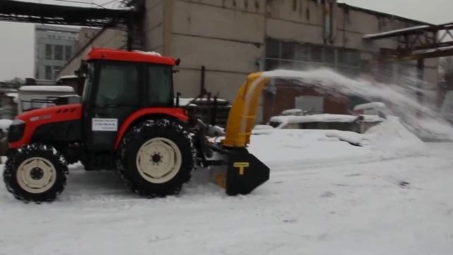 KIOTI DK551 снегоуборщик смотреть онлайн