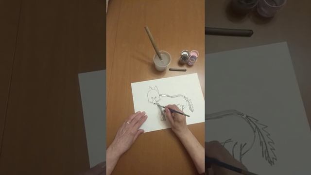 Занятие по «ИЗО-коррекции» тема: рисуем волка смотреть онлайн