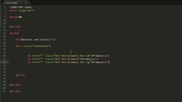 [Master Bootstrap in 7 days] 03/16 Buttons and Icons смотреть онлайн