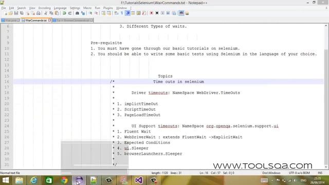 Wait Commands in Selenium WebDriver Part 1 смотреть онлайн