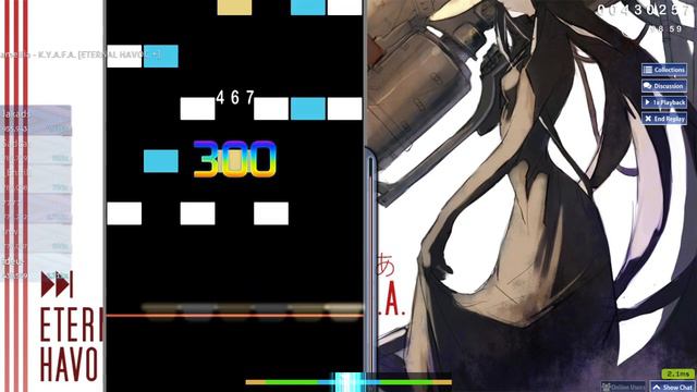 [Osu Mania]★8.56 Camellia - K.Y.A.F.A [ETERNAL HAVOC +] 98.58% смотреть онлайн