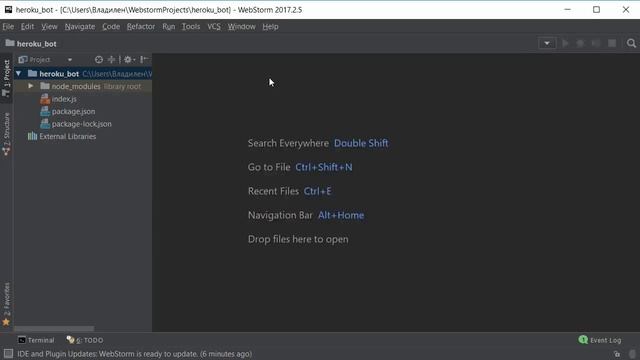 Деплой Telegram бота через GitHub на удаленный сервер Heroku