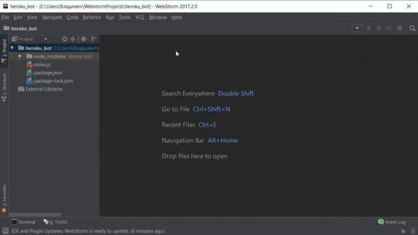 Деплой Telegram бота через GitHub на удаленный сервер Heroku