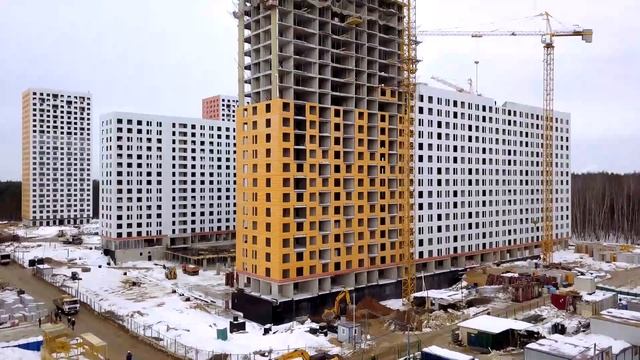 ЖК Саларьево Парк - Ход строительства - 18.03.2018 смотреть онлайн