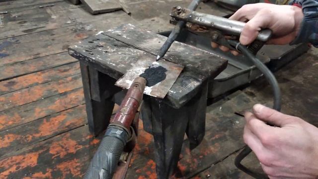 Закалка металла графитовым порошком. смотреть онлайн