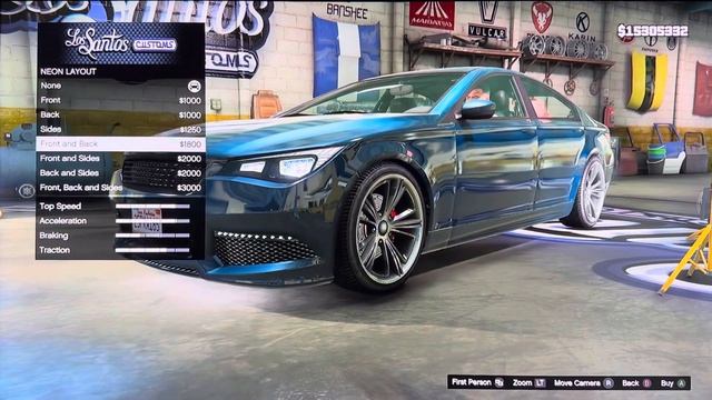 GTA 5 Customization Ubermacht Oracle ( BMW 7 Series ) смотреть онлайн