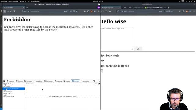Prévention contre le XSS (cross-site scripting) en Python + Flask смотреть онлайн