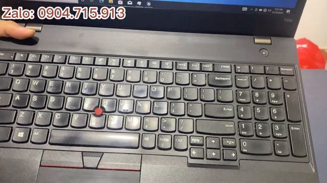Laptop Lenovo Thinkpad T580 văn phòng giá 6tr7. I5-8350U Ram 8G Ssd 240G Màn 156FHD