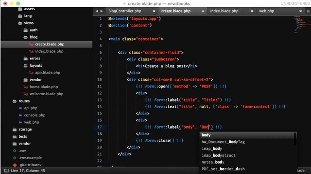 012 creating a form in laravel смотреть онлайн