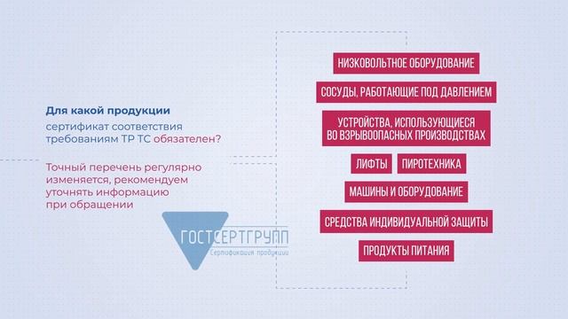 Оформить сертификат ТР ТС смотреть онлайн