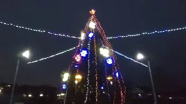 Новогодняя елка 2020 в курортном посёлке Нарочь смотреть онлайн