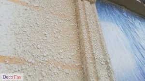 отделку фасадов Жидким Травертином который создает эффект настоящего камня травертин.