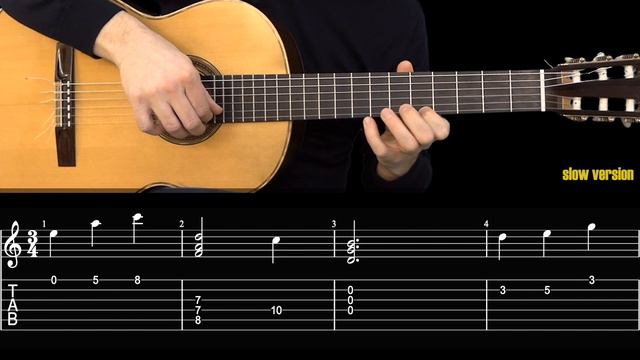 Honor Him - Gladiator. Fingerstyle Guitar Tutorial +Tabs . смотреть онлайн