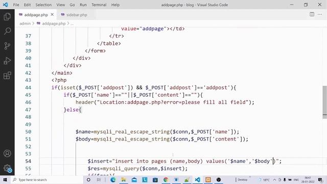 Create New Page from Admin Complete Blog in PHP part15 смотреть онлайн