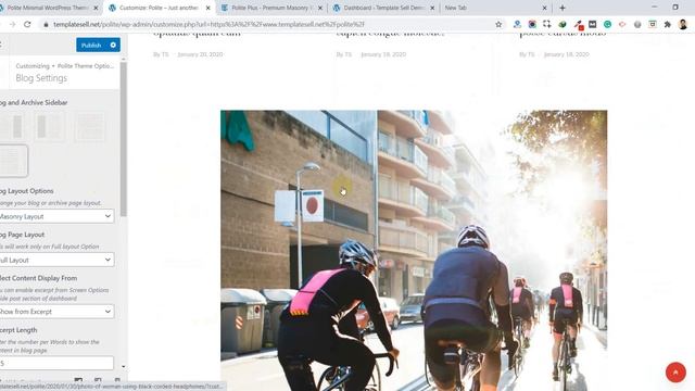 Polite WordPress Themes - Customizer Settings - Change Site Layout and Sidebars | Template Sell смотреть онлайн