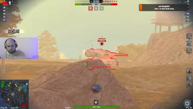 Олень чилит в вечернем рандоме Wot blitz EU смотреть онлайн