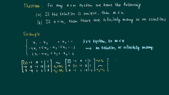 Math 2.3.9: Solve systems of linear equations using rref смотреть онлайн