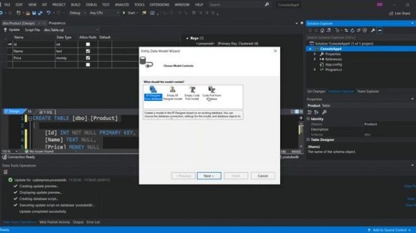 Data Access in Visual Studio 2019 | ADO.Net Object Model