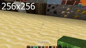 1x1 vs 2048x2048 Minecraft Texture Pack