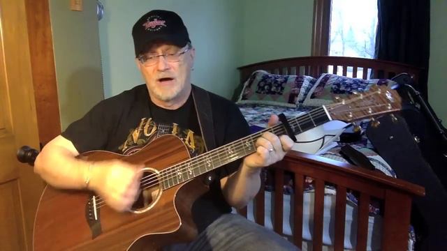 1742 - Everybody Loves Somebody - Dean Martin vocal & acoustic guitar cover with chords смотреть онлайн