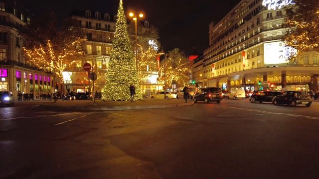 ?Paris Christmas Walk 2021 - Around Galeries Lafayette [4K UHD] смотреть онлайн