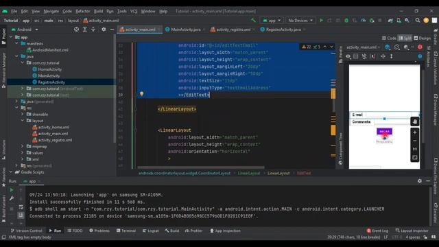 Como hacer un Login mediante el correo y contraseña en Firebase desde Android Studio con Java смотреть онлайн