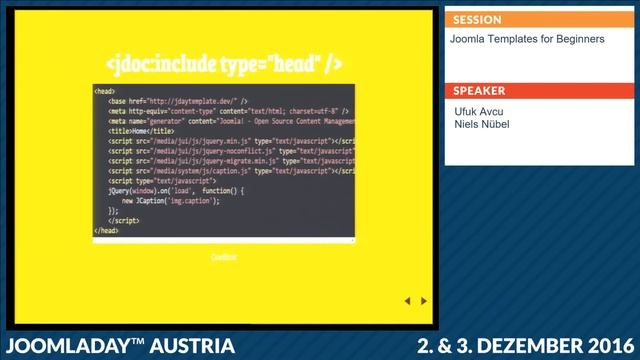 JD16AT - Joomla! Templates for Beginners смотреть онлайн
