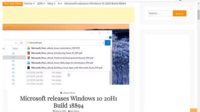 Hands on with Windows 10 20H1 build 18894 смотреть онлайн
