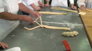 Плетение из трех жгутов, второй способ