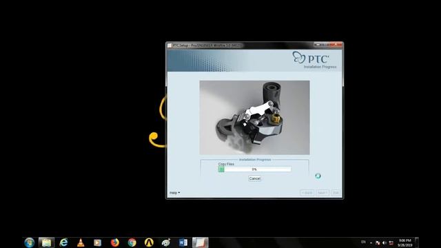 How to install ptc pro-e Wildfire 5.0   in windows 7/8/10 ? % working process смотреть онлайн