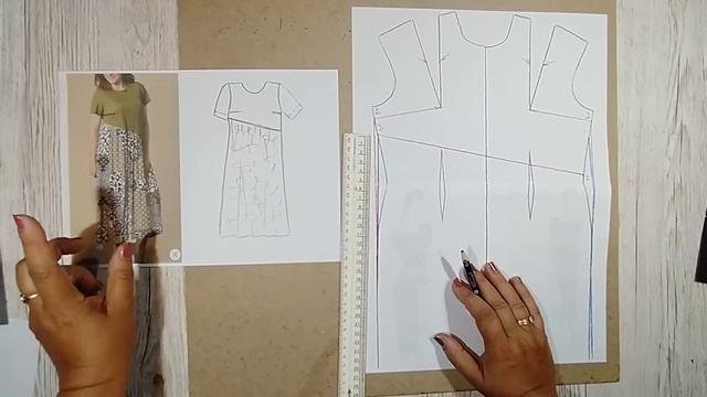ВЫКРОЙКА.ПЛАТЬЕ НА все Размеры.Легкое и практичное, на каждый ДЕНЬ. Уроки Моделирования смотреть онлайн