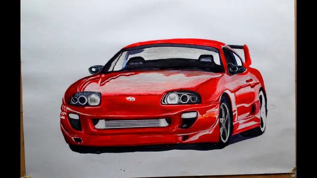 How to draw Toyota Supra MK 4 #toyotasupramk4 #Supramk4 смотреть онлайн
