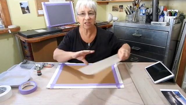 Setting up to paint.- Pastel painting course 5 смотреть онлайн