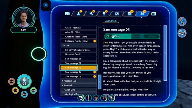 Subnautica Below Zero, SAM MESSAGES смотреть онлайн
